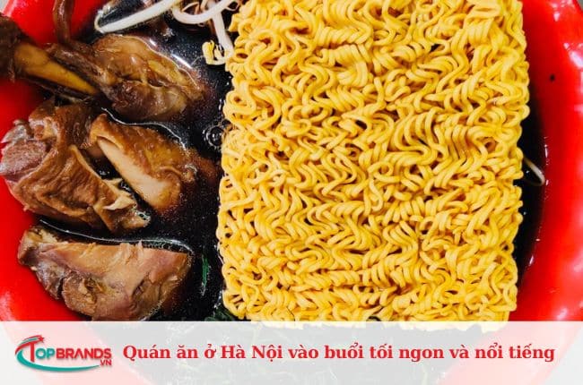 Mỳ gà tần Hàng Bồ