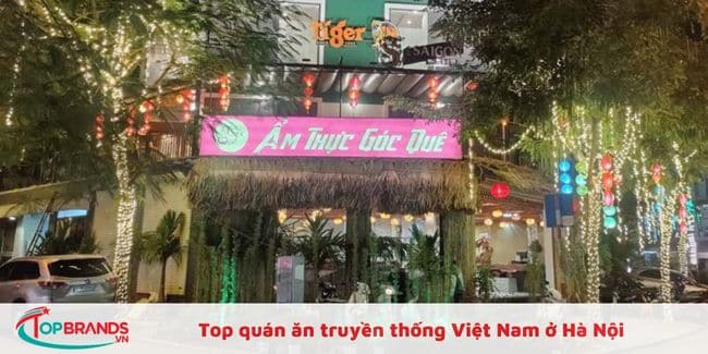 Quán ăn truyền thống Việt Nam ngon tại Hà Nội