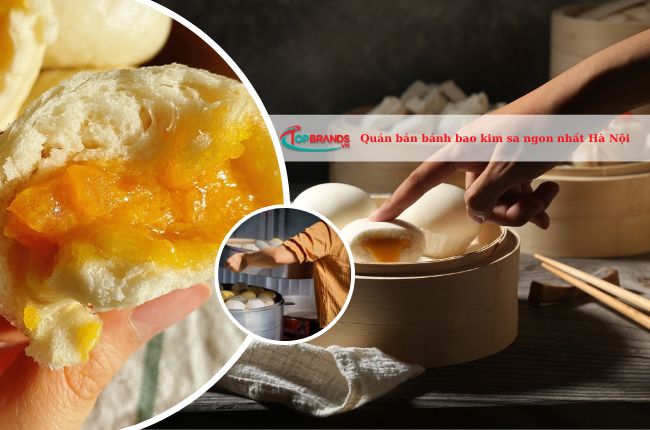 Top 10 quán bán bánh bao kim sa ở Hà Nội ngon và nổi tiếng