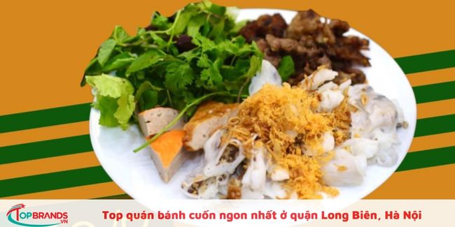 Tiệm bánh cuốn ngon bổ rẻ ở quận Long Biên