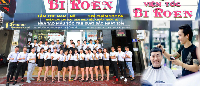 Địa chỉ đào tạo nghề tóc vũng tàu Bi Roen Group