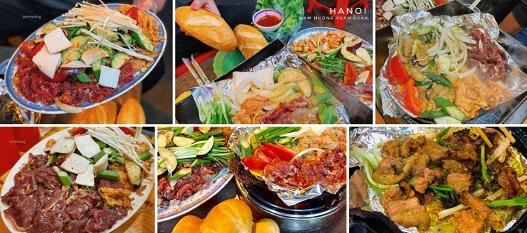 Quán ăn nướng bình dân tại Hà Nội