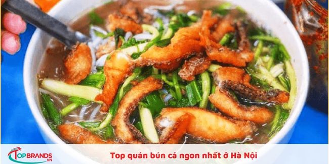 Quán bún cá cay ngon ở Hà Nội