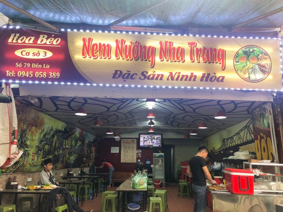 Quán ăn Nem nướng Nha Trang gần đây được nhiều người lựa chọn