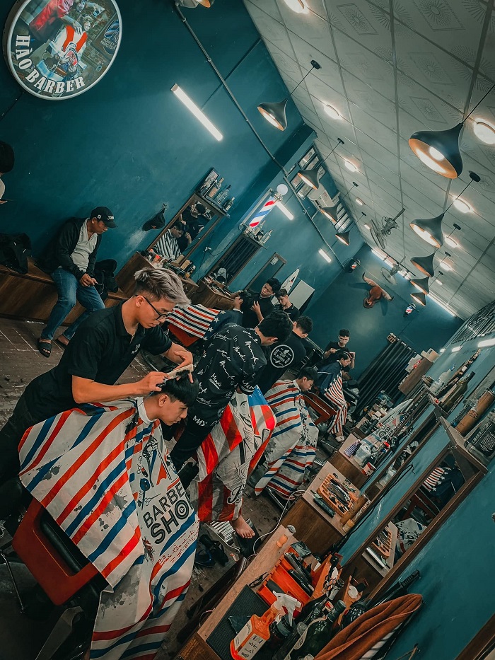 Không gian làm việc tại Hào Barber Shop Đà Nẵng