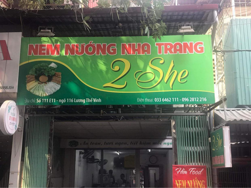 Địa điểm ăn nem nướng Nha Trang thu hút nhiều thực khách gần xa