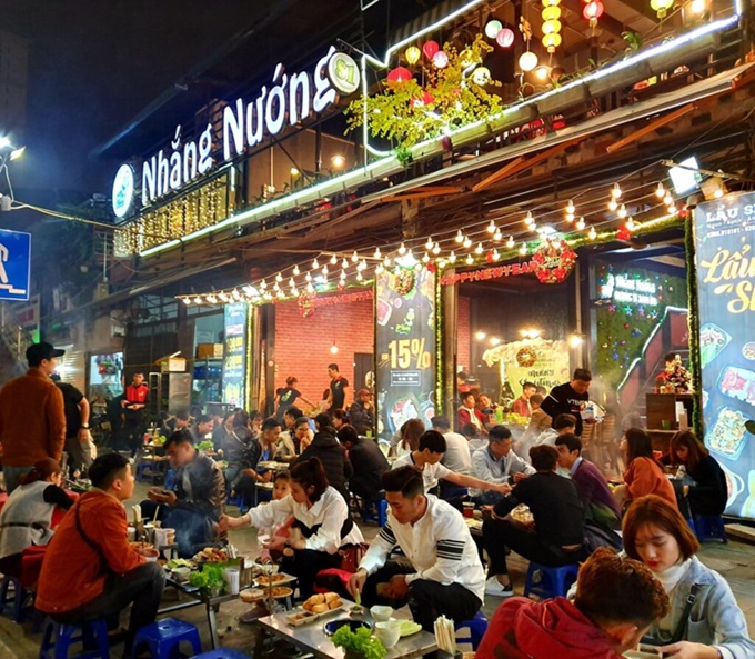 Các quán nướng giá rẻ ở Hà Nội