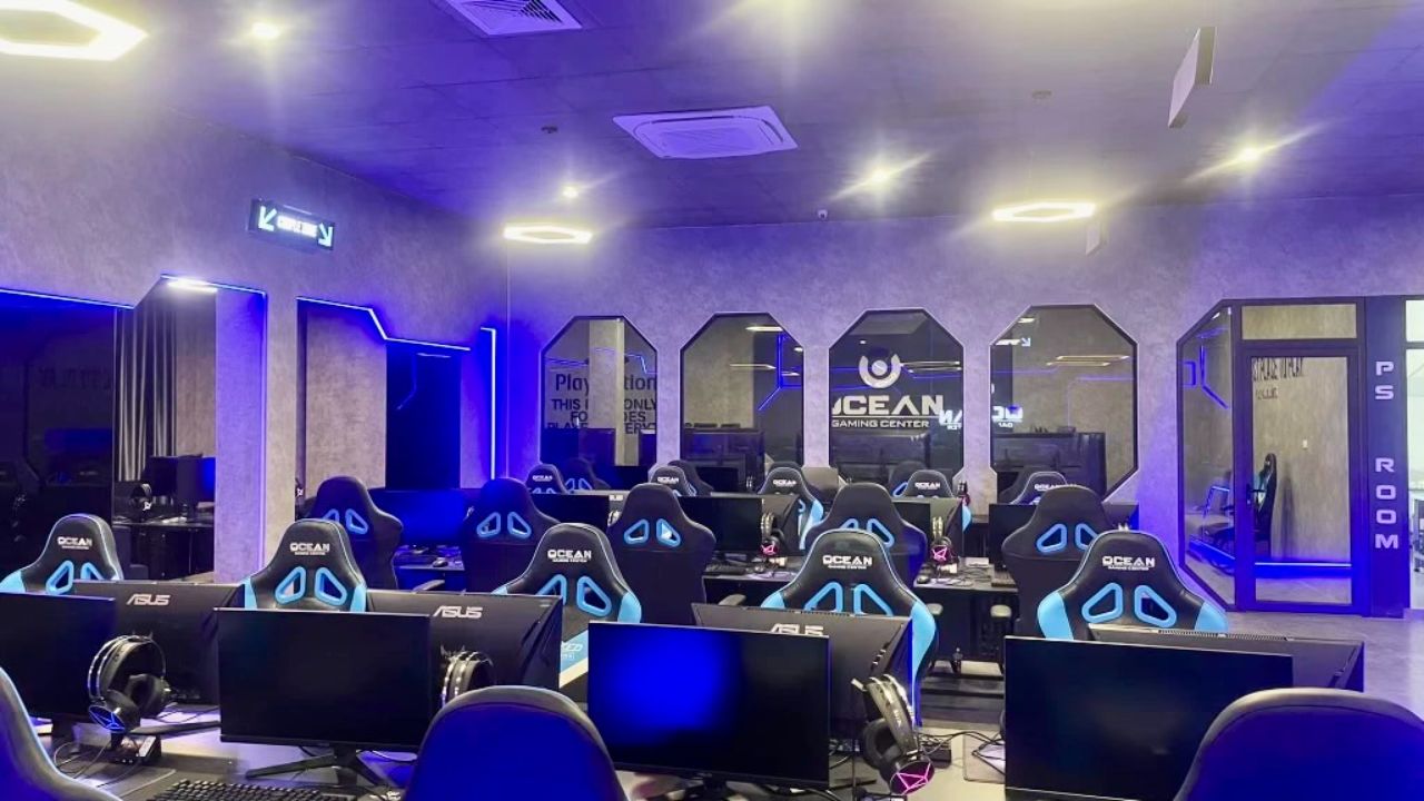 Phòng cyber game hiện đại tại Hà Nội