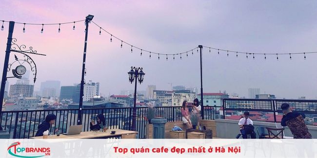 Quán cafe rooftop siêu đẹp ở Hà Nội