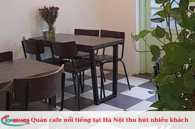 Quán cafe nổi tiếng tại Hà Nội thu hút nhiều thực khách đến trải nghiệm