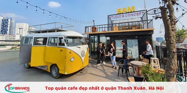 Quán cafe quận Thanh Xuân view đẹp trên cao