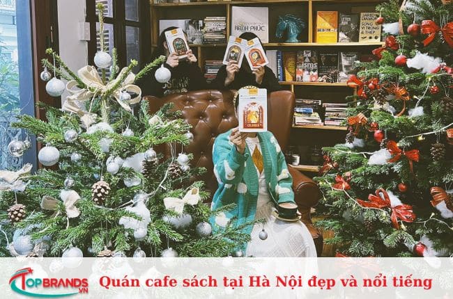 Địa chỉ quán cafe sách đẹp ở Hà Nội