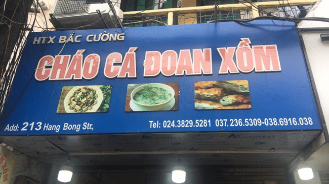 Cháo cá Đoan xồm