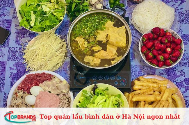 Top quán lẩu bình dân ở Hà Nội nổi tiếng nhất