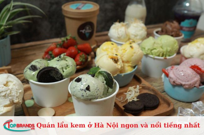 Một trong những quán lẩu kem ngon ở Hà Nội được nhiều người yêu thích