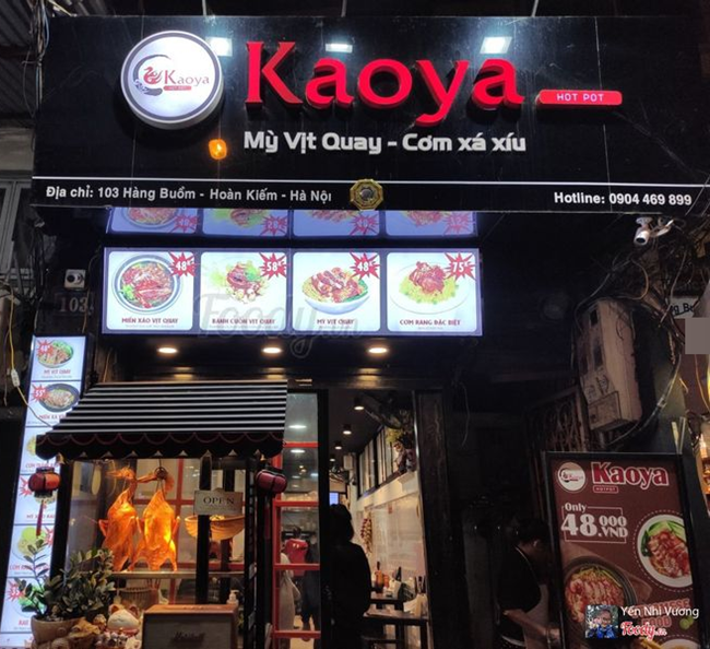 Quán mì vịt quay uy tín và chất lượng Kaoya Hotpot