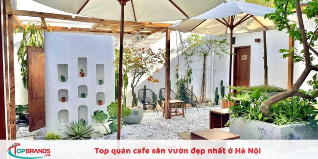 Một trong những quán cafe sân vườn đẹp và hot ở Hà Nội