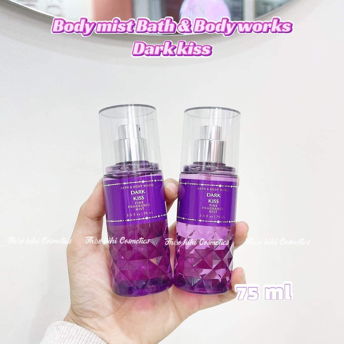 Các sản phẩm bodymist tại cửa hàng