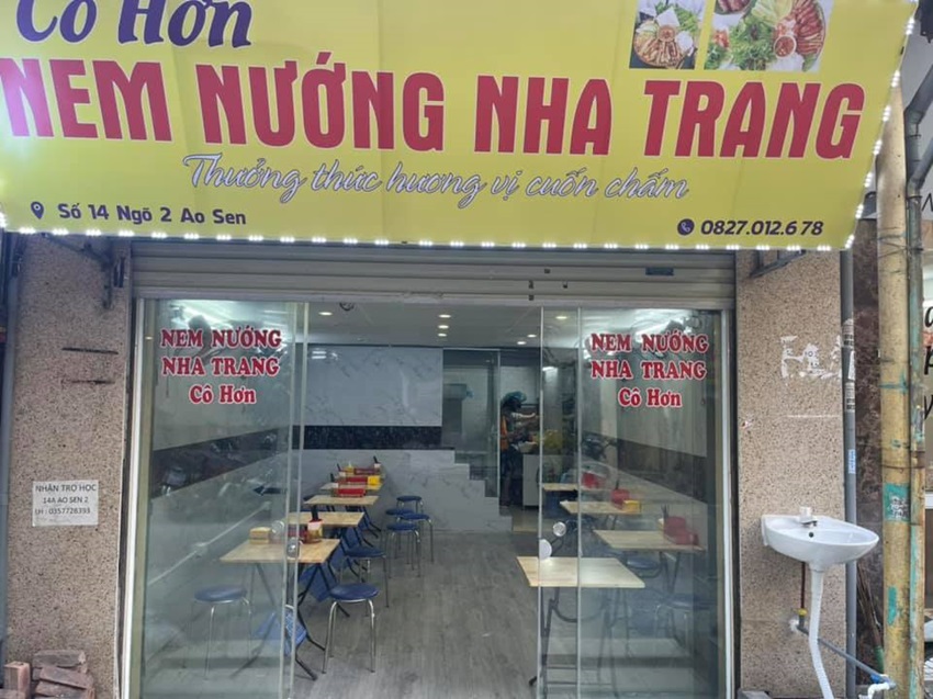 Quán nem nướng giá rẻ tại Hà Nội