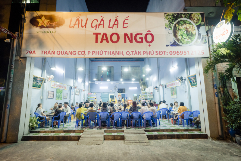 Địa chỉ ăn lẩu gà lá é ngon ở Sài Gòn