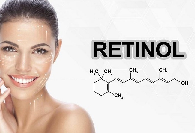 Sử dụng sản phẩm chứa retinol