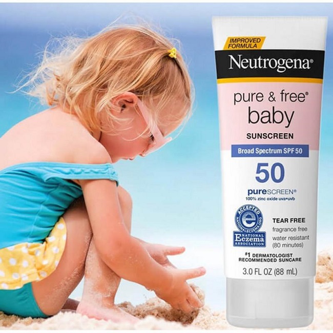 Kem Chống Nắng Neutrogena Pure & Free Baby Sunscreen Broad Spectrum