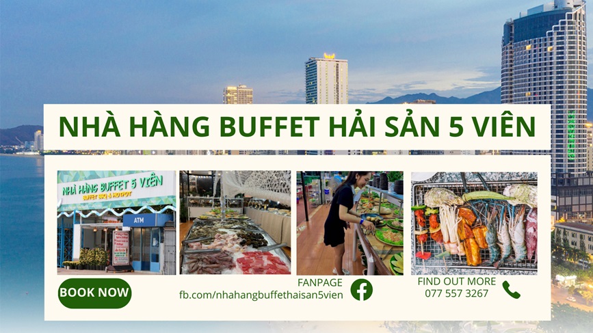 Nhà hàng Buffet Hải Sản view đẹp, món ăn ngon ở Nha Trang