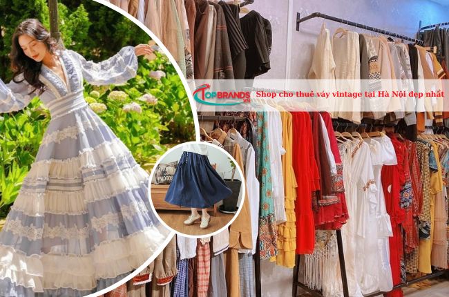 Shop cho thuê váy vintage tại Hà Nội đẹp nhất