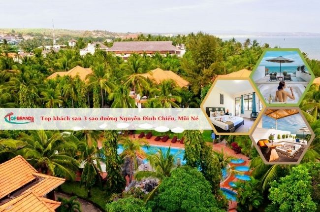Top khách sạn 3 sao đường Nguyễn Đình Chiểu, Mũi Né đẹp và chất lượng