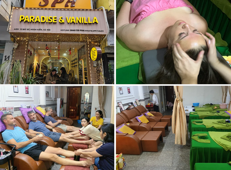 Vanilla Spa – Thiên đường massage thư giãn gần Hồ Hoàn Kiếm