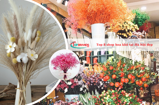 Top 8 tiệm hoa khô tại Hà Nội đẹp, nổi tiếng
