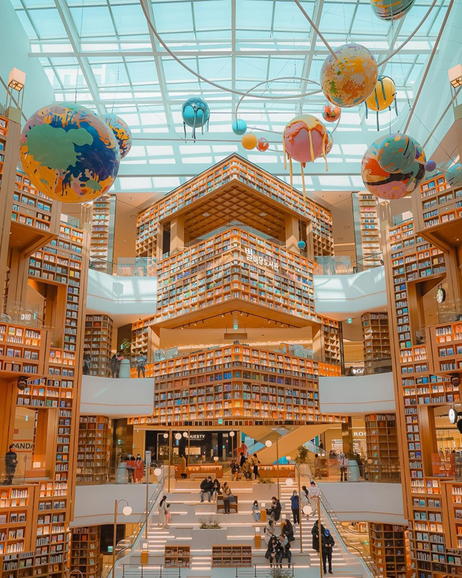 Thư viện thuộc trung tâm Văn hóa Hàn Quốc