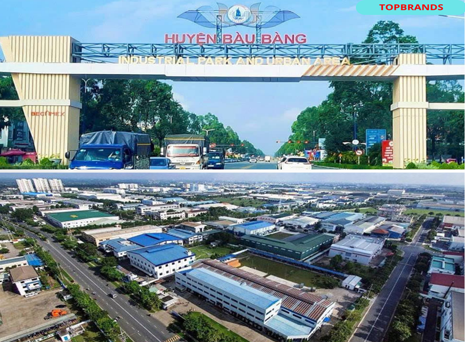 Khu công nghiệp tại huyện Bàu Bàng – Bình Dương