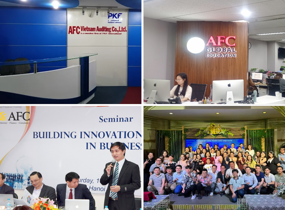 AFC - công hoạt động theo chuẩn mực kế toán – kiểm toán Việt Nam (VAS) và chuẩn mực quốc tế (IFRS)