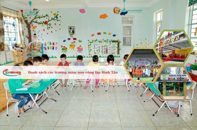 Danh sách các trường mầm non công lập Quận Bình Tân, TP.HCM