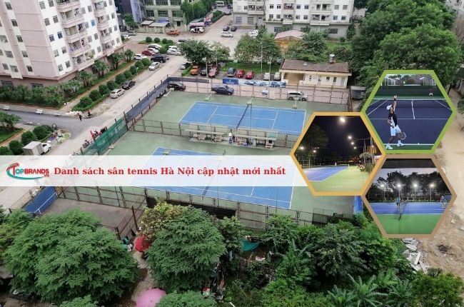 Danh sách sân tennis Hà Nội cập nhật mới nhất