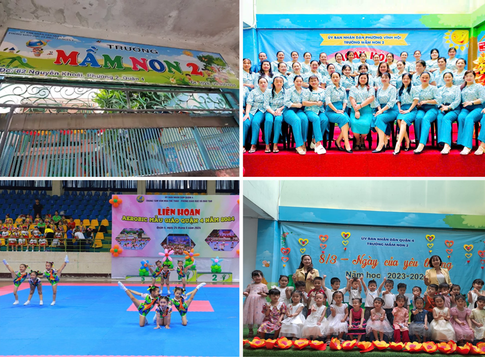Trường Mầm Non 2 Quận 4 – Nơi trẻ phát triển toàn diện