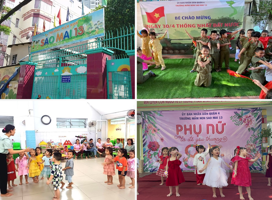 Trường Mầm Non Sao Mai 13 Quận 4 – Nơi trẻ phát triển toàn diện từ 1990