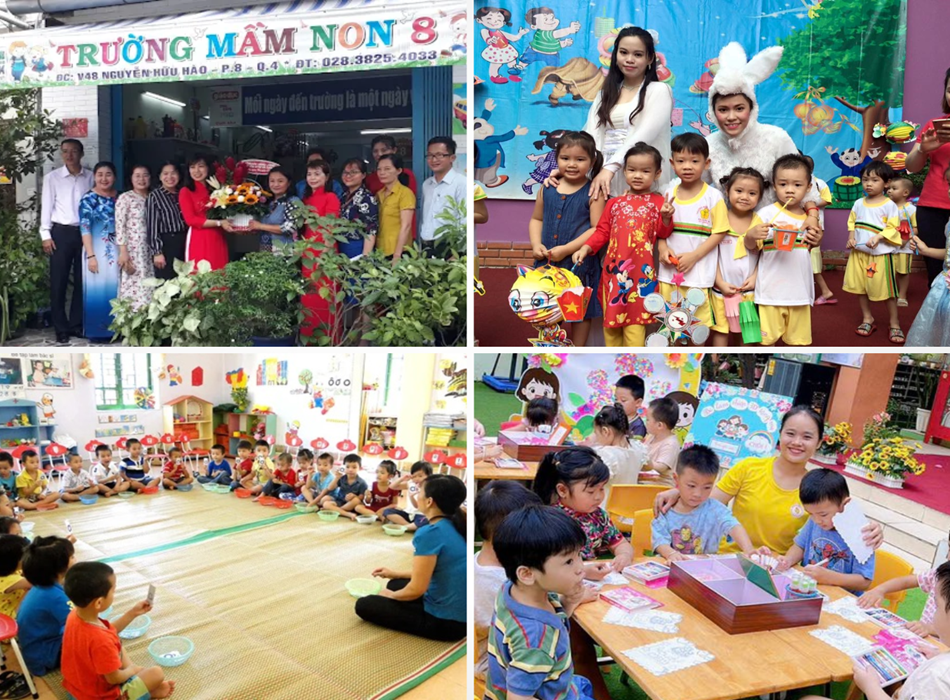 Trường Mầm non 8 – Nơi trẻ phát triển toàn diện tại Quận 4