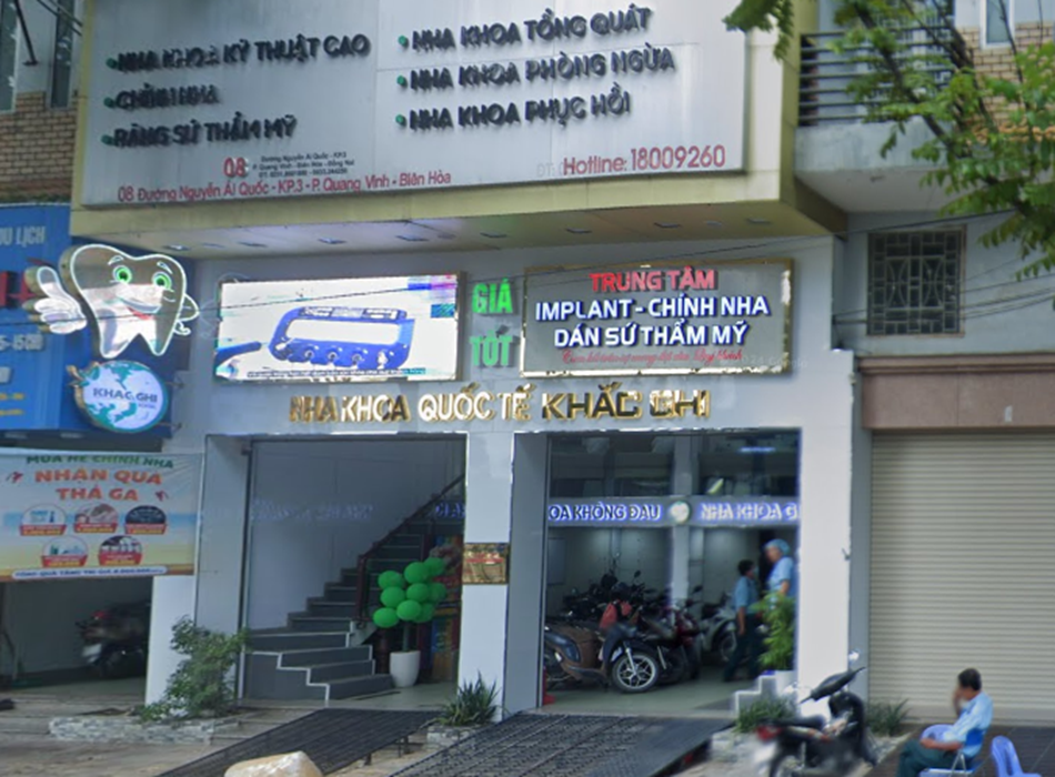Nha khoa Khắc Ghi - phòng khám răng hàm mặt chất lượng tại Biên Hòa