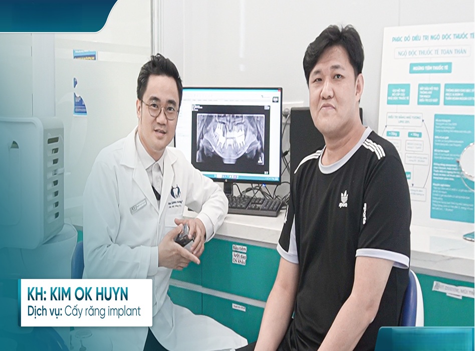 Khách hàng vô cùng hài lòng khi sử dụng dịch vụ cấy răng Implant