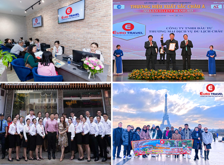 Euro Travel - đơn vị lữ hành chuyên cung cấp các tour du lịch Châu Âu, Úc, Mỹ cao cấp