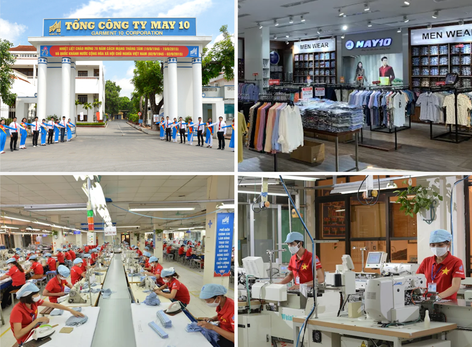 Công ty May 10 – Hàng Việt Nam chất lượng cao, xuất khẩu quốc tế