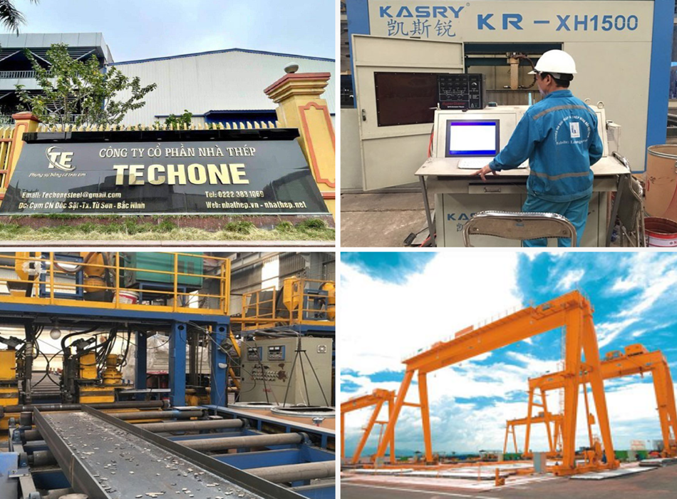 Công ty Cổ phần Nhà thép Techone – Đơn vị tiên phong trong ngành nhà thép tiền chế tại Việt Nam