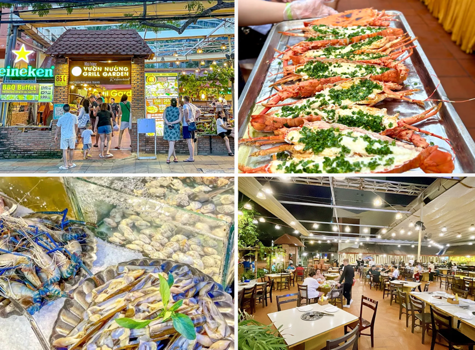 Grill Garden Buffet – Buffet hải sản và BBQ tôm hùm ngon tại Nha Trang