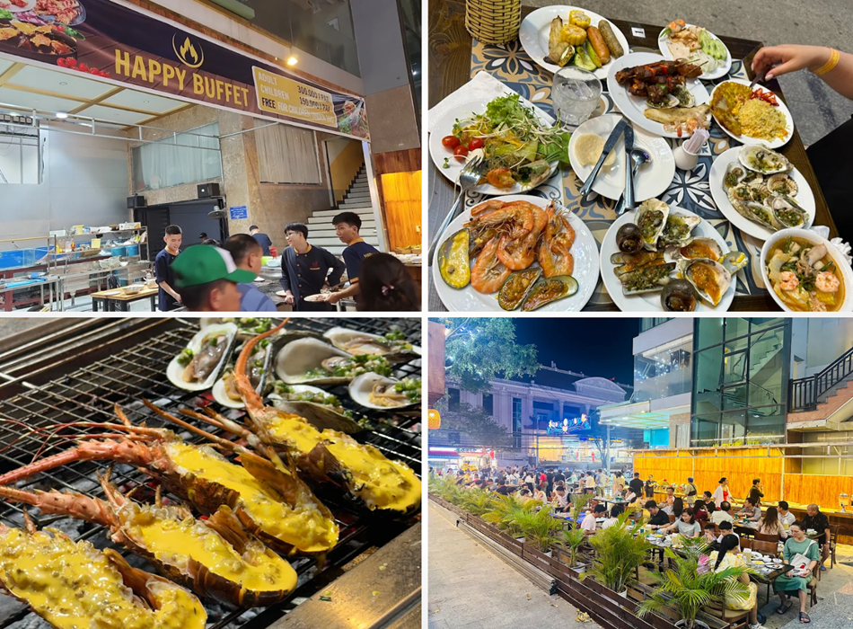 Happy BBQ Buffet Nha Trang – Buffet hải sản và BBQ giá rẻ hấp dẫn