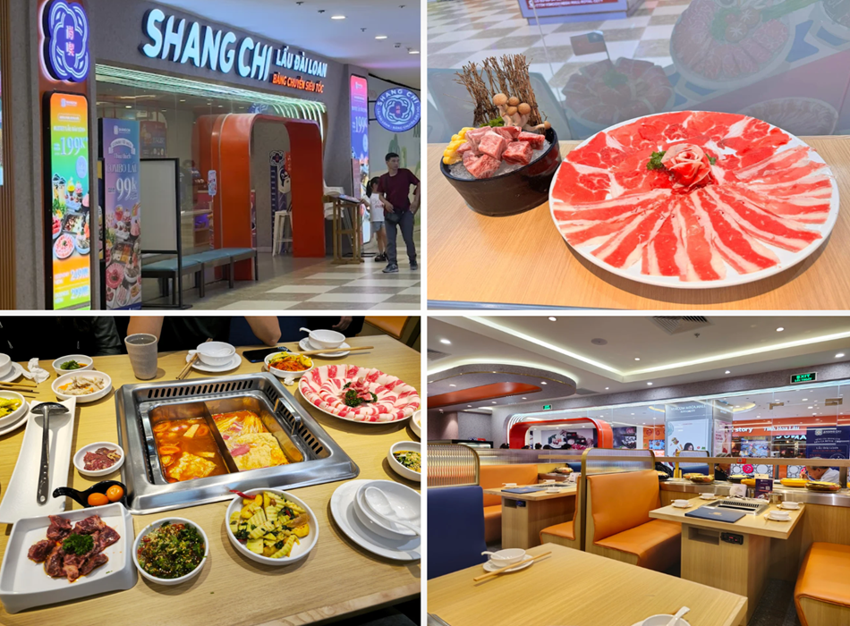 Shang Chi – Royal City – Buffet lẩu băng chuyền Đài Loan độc đáo