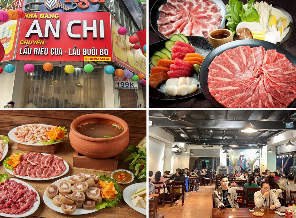 Lẩu An Chi – Quán lẩu riêu cua giã tay ngon trứ danh trên phố Nguỵ Như Kon Tum